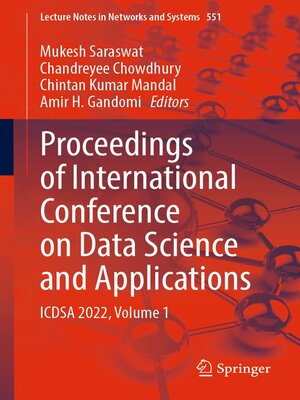 cover image of Proceedings of International Conference on Data Science and Applications